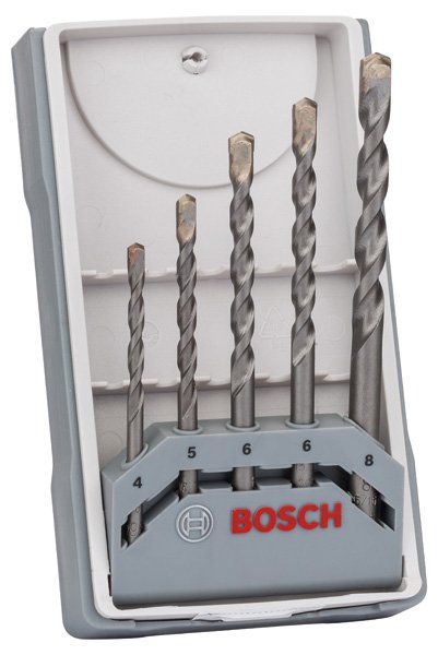 5-tlg. CYL-3 Betonbohrer-Set, 4–8 mm