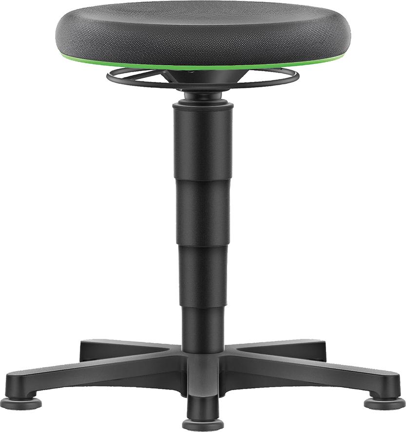 Drehhocker Supertec Sitzhöhe 450 - 650 mm mit Gleiter