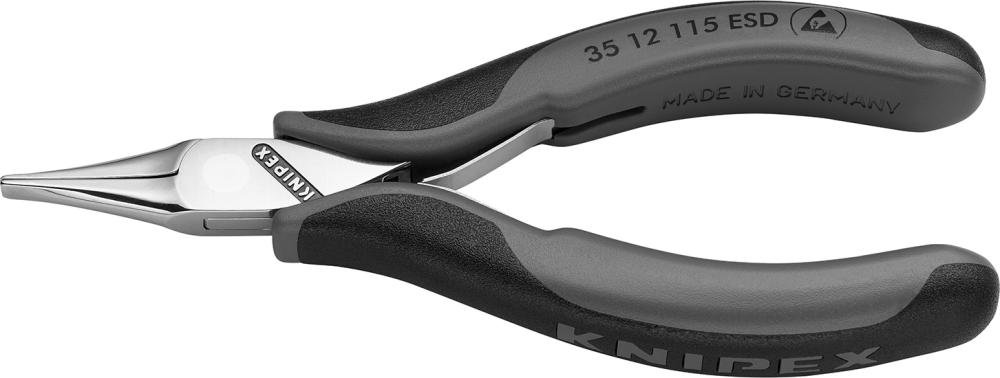 Greifzange Elektronik ESDBacken flachbreit 115mm KNIPEX