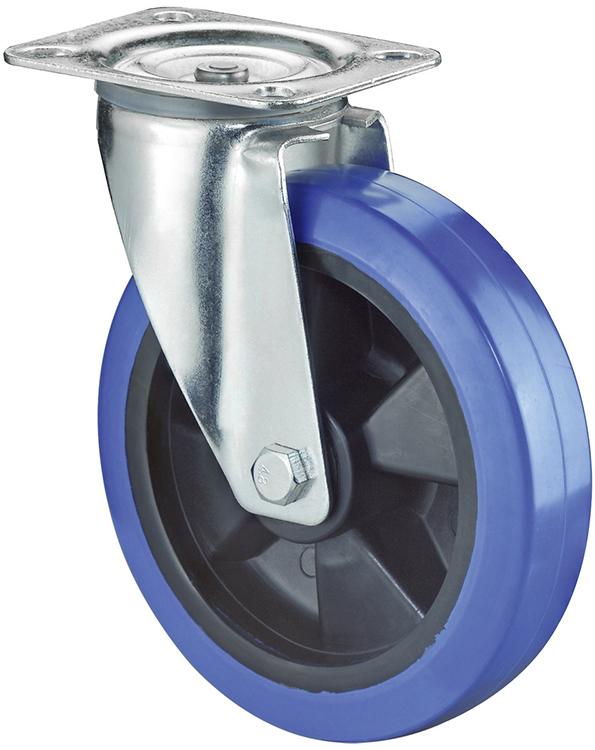 Lenkr.blau, Rollenkorb.LSS400.B61.125BS ROLLEN