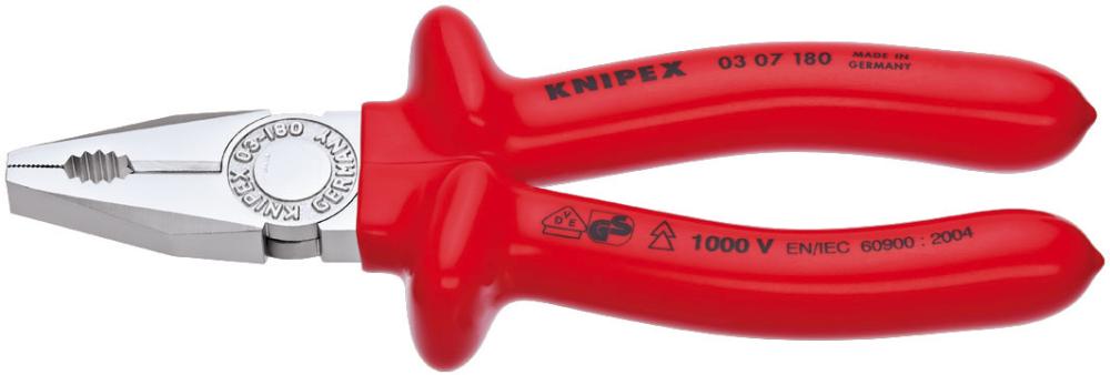 Kombinationszange VDE tauchisoliert 180mm KNIPEX