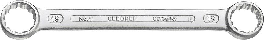 Doppelringschlüssel DIN837B 10x11mm Gedore