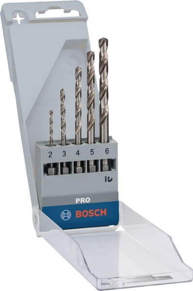 PRO Metal HSS-G Hex Spiralbohrer Set, 5-tlg.