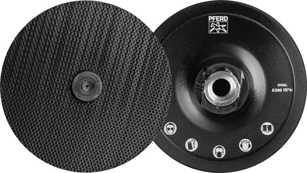 Klett-Stützteller PVKRH Ø 115 mm mit Zentrierung PFERD