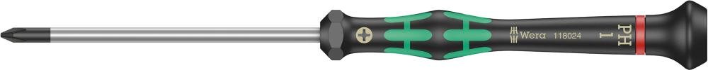 Elektronik- Schraubendreher PH1x80mm Wera