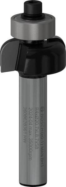 PRO Hohlkehlfräser + Zapfen, 8 x 20,7 x 53 mm