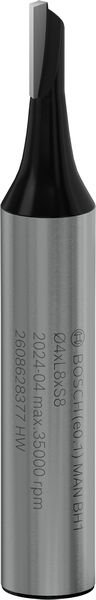 PRO Nutenfräser, 8 x 4 x 51 mm