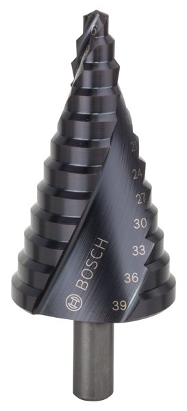 Stufenbohrer HSS-AlTiN, 6 - 39 mm, 10 mm, 93,5, 12 Stufen