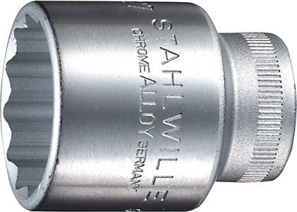 Steckschlüsseleinsatz 12-kant 1/2" 10mm Stahlwille