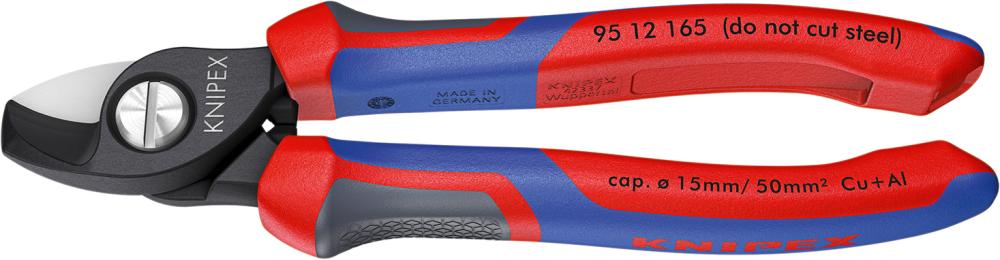 Kabelschere mit Mehrkomponenten-Griffen 165mm KNIPEX