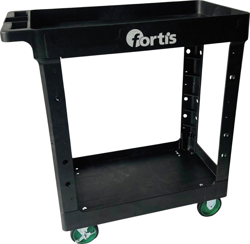 Servicewagen UDT FORTIS Kunststoff - 2 Etagen L875xB425xH970 250 kg