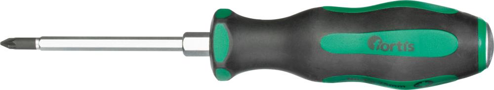 Schraubendreher 6-kant PZ1x80mm Schlagkappe FORTIS
