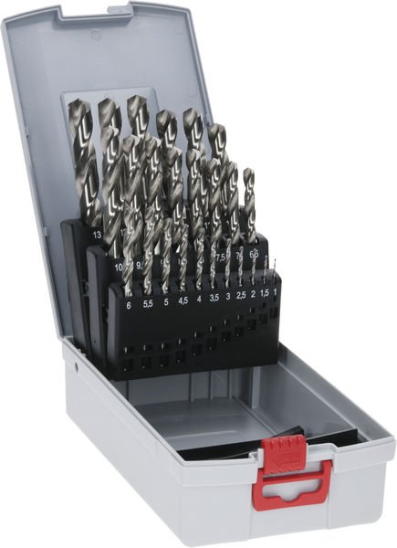 PRO Metal HSS-G Spiralbohrer Set, 25-tlg.