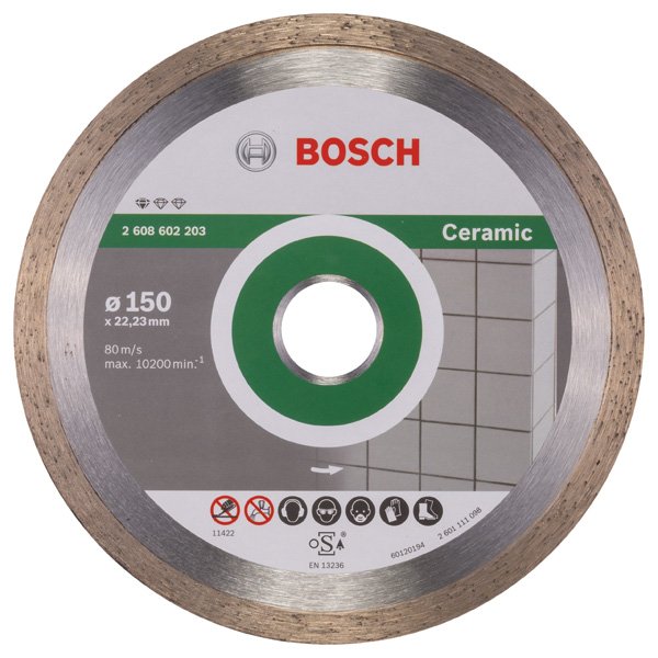 Diamanttrennscheibe Standard for Ceramic, 150 x 22,23 x 1,6 x 7 mm, 1er-Pack