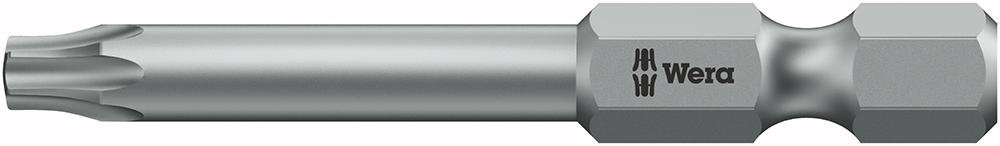 Bit zähhart 1/4" DIN 3126 E6,3 T10x89mm mit Bohrung Wera