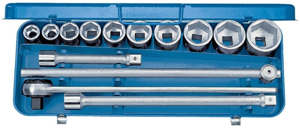 Steckschlüssel-Garnitur 3/4" 32EMU-2 14-teilig Gedore