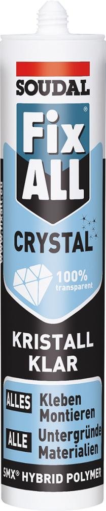 Fix ALL CRYSTAL 290ml glasklar SOUDAL FIX ALL