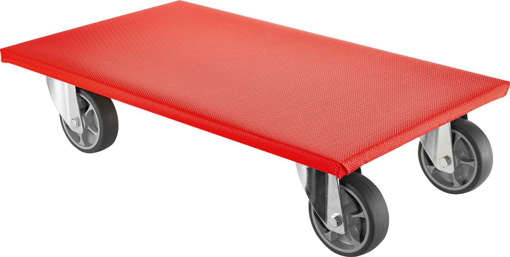 Möbelroller 600x350 Thermopl.Rad, Tragkraft 330 Kg