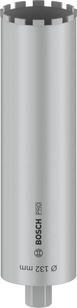 PRO Nassbohrkrone, 132 x 450 mm, G 1 1/4 Zoll UNC