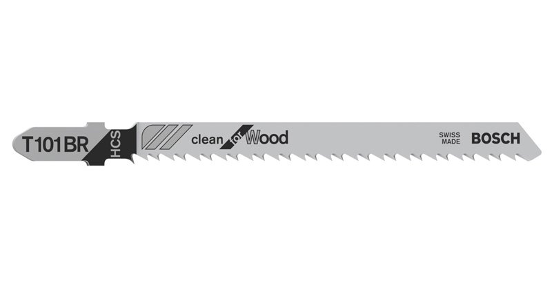 Stichsägeblatt T 101 BR Clean for Wood, 5er-Pack