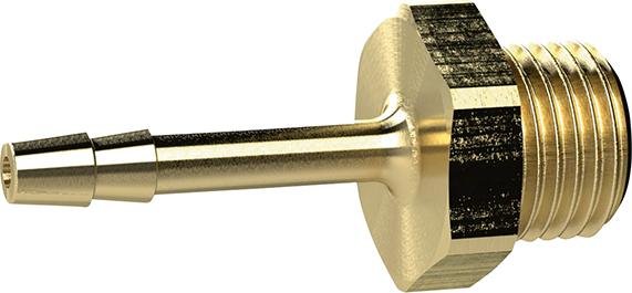 Einschraubschlauchtülle Messing, AG G1/2", LW 13 SW 24mm RIEGLER