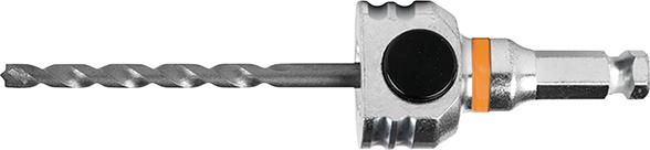 MXqs Aufnahme 6-kant 11mm m. HM Zentr.bohrer L125mm f. Beton, Stein, Fliesen Mandrex