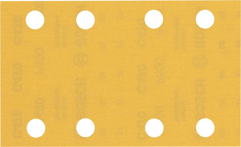 E x EXPERTC470 Schleifpap., 8 Löcher für Schw.schl., 80 x 133  mm, K 400, 10 Stk.