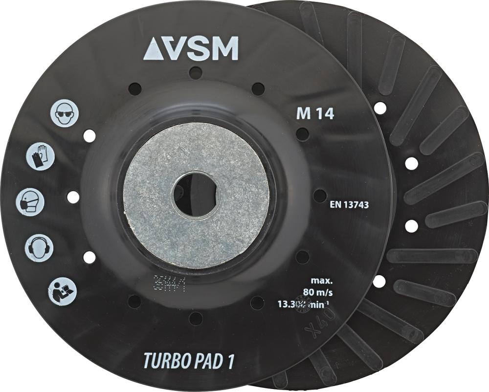 Stützteller TURBO PAD 1 gerippt M14 115mm VSM