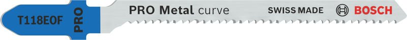 PRO Metal curve T118EOF Stichsägeblatt, 83 mm, 5-tlg.