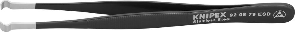 Pinzette ESD 120mm schwarz KNIPEX