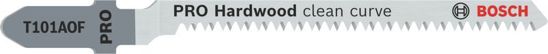 PRO Hardwood clean curve T101AOF Stichsägeblatt, 83 mm, 3-tlg.