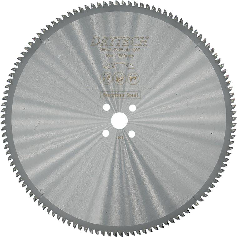 HM-Sägeblatt Drytech D=355x25,4x2,2mm 120Z für Stahl u. Inox dünnwandig Jepson