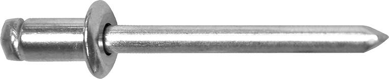 Blindniet Alu/Stahl Flachrundkopf 2,4x 4mm Goebel