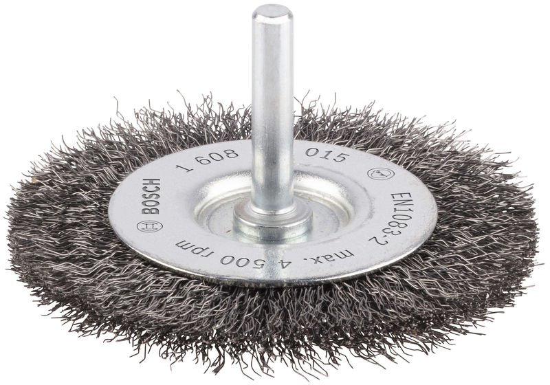 PRO Metal clean Scheibenbürste, gerader Schaft, 75 x 0,2 mm