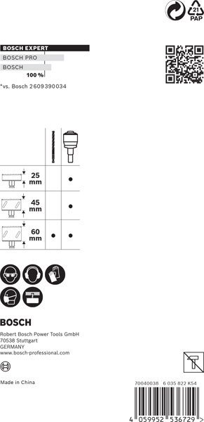 EXPERT Power Change Plus Aufsteckhalter, 11 mm, TCT Bohrer, 8,5 x 105 mm, 2-tlg.