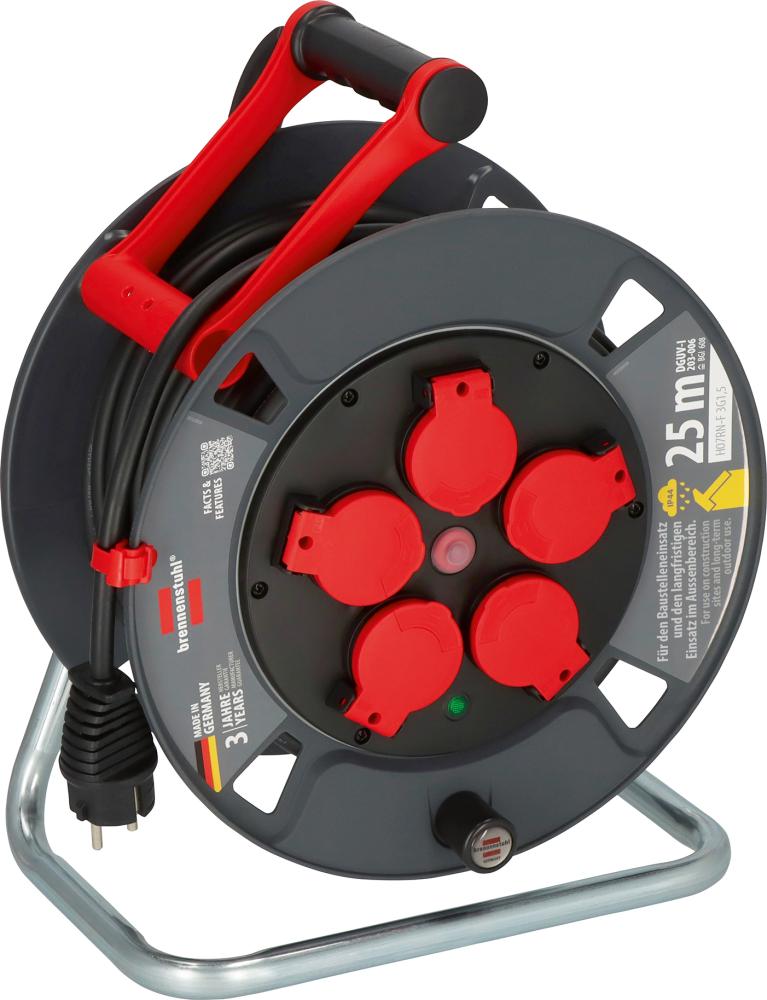 Kabeltrommel Kunststoff H07RN-F3G1,5 25m BGI608 professional Brennenstuhl
