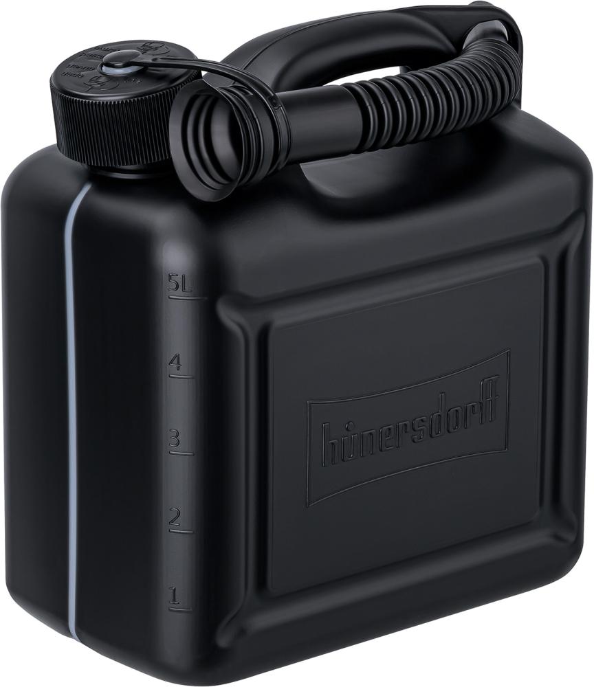 Kraftstoff-Kanister Standard schwarz 5L, HD-PE