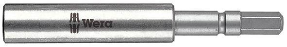 Bithalter 5,5mm für 1/4" Bits Magnet + Sprengring 72mm Wera