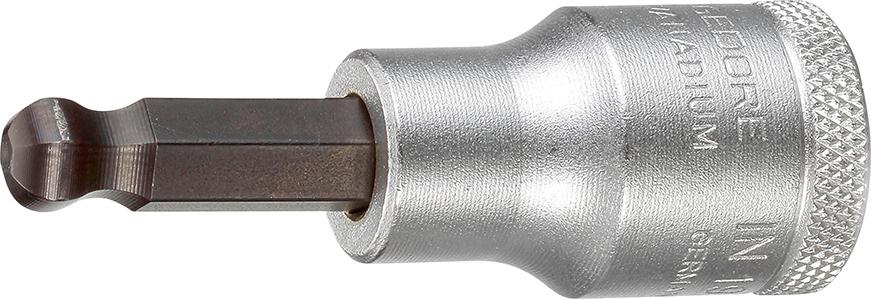 Schraubendrehereinsatz 1/2" Innensechskant mit Kugelkopf 10x60mm Gedore