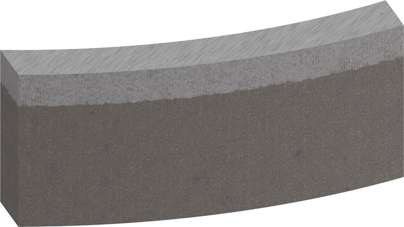 Segmente für PRO Diamantnassbohrkrone, 82 x 10 mm, 1 1/4-Zoll UNC, 7-tlg.