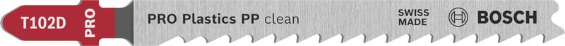 PRO Plastics PP clean T102D Stichsägeblatt, 100 mm, 3-tlg.
