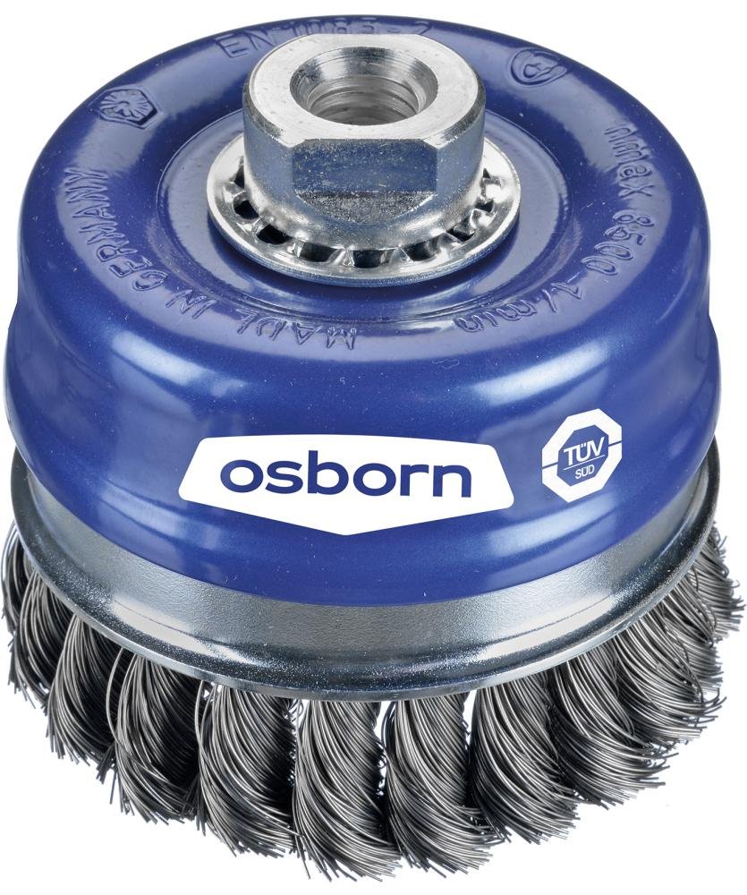 Topfbürste Stahld. M14 100x0,50mm gez. Osborn