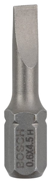 Schrauberbit Extra-Hart S 0,6 x 4,5, 25 mm, 3er-Pack