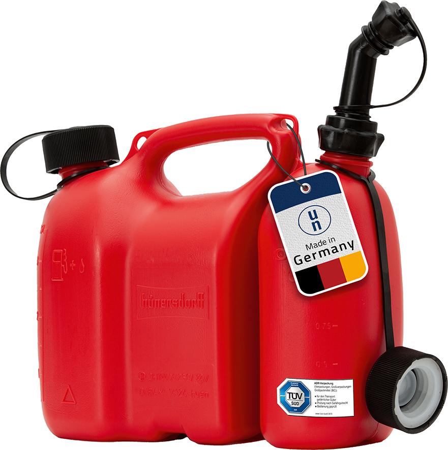 Doppelkanister Profi B362xT117xH298 mm rot Volumen 6,0 + 3,0 l hünersdorff