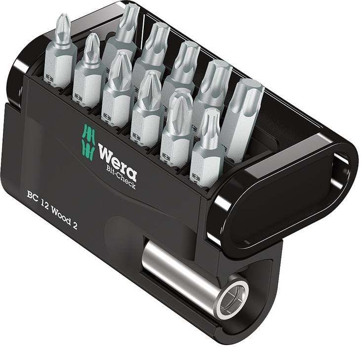 Bit-Satz Bit-Check 12 Wood 2 Wera