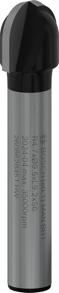 PRO Hohlkehlfräser + Zapfen, 6 x 9,5 mm
