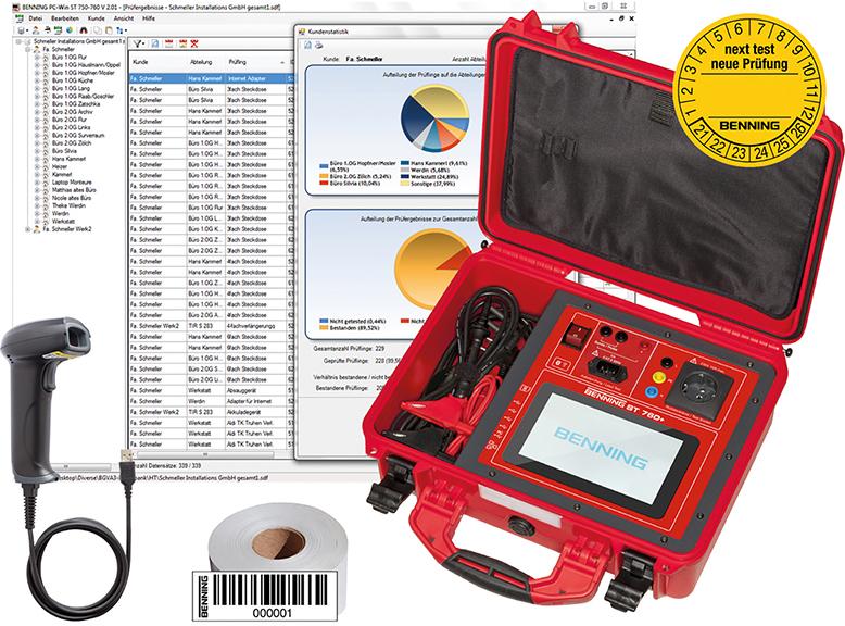 Gerätetester ST 760+SET Benning