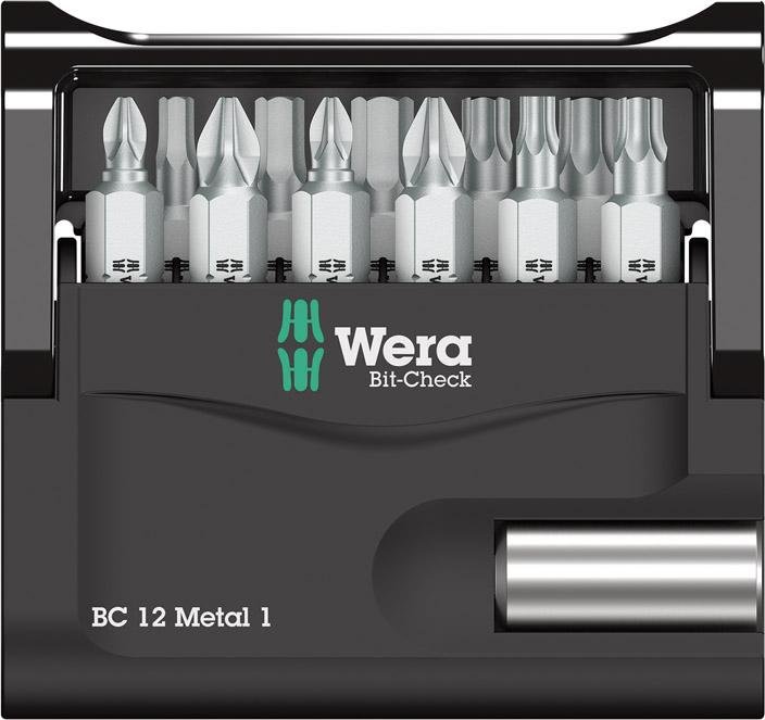 Bit-Satz Bit-Check 12 Metal 1 Wera