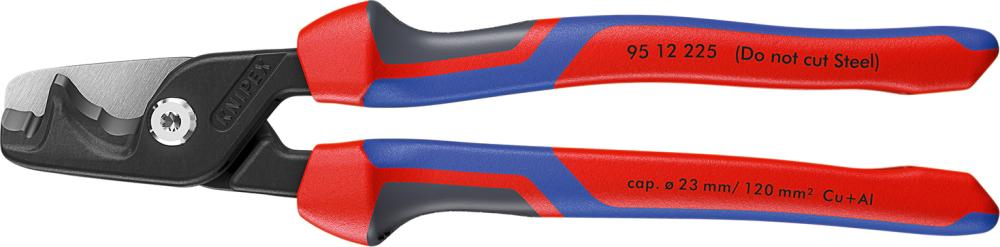 Kabelschere mit Mehrkomponenten-Griffen 225mm KNIPEX