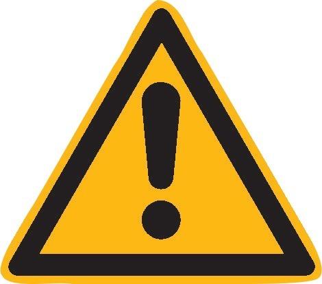 Warnschild Aluminium SL 200 mm Warnung vor einer Gefahrenstelle SafetyMarking